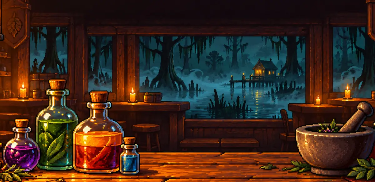 The Fog & Flask — кадр из игры