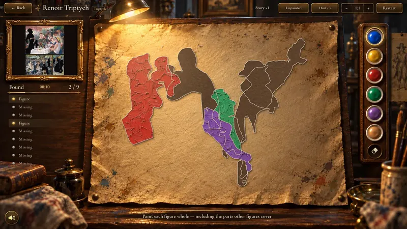 Inkblot: The Art Restorer — скриншот 5