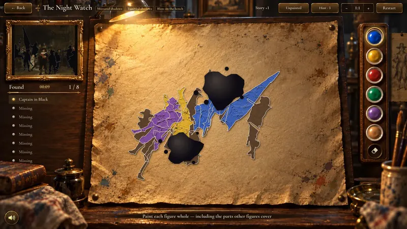 Inkblot: The Art Restorer — скриншот 6