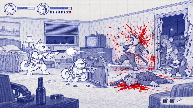 Red Ink: Kibble City — концепт-арт 1
