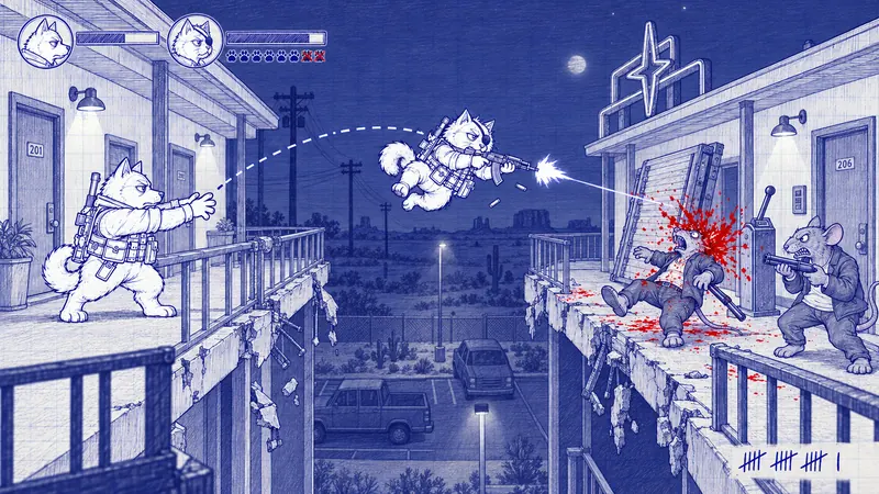 Red Ink: Kibble City — концепт-арт 2